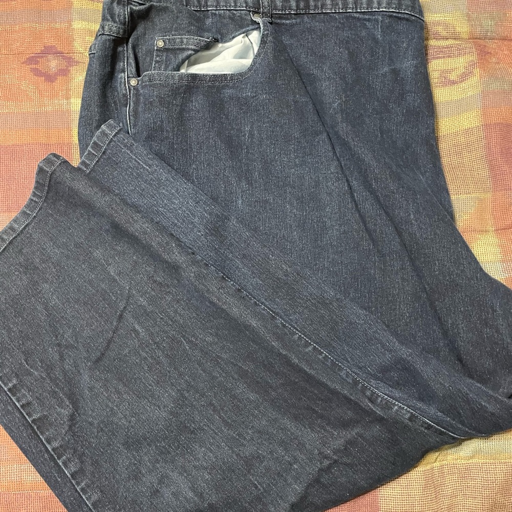 blue denim jeans